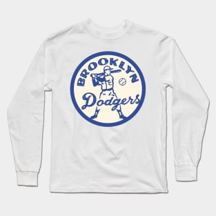 Old Baseball Brooklyn  Dodgers Long Sleeve T-Shirt